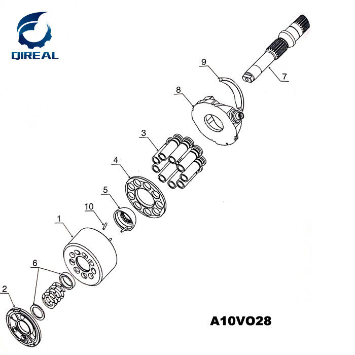 A10VO28 A10VO45 A10VO60 A10VO63 A10VO71 A10VO74 A10VO100 A10VO140 Rotary Group Repair Kit