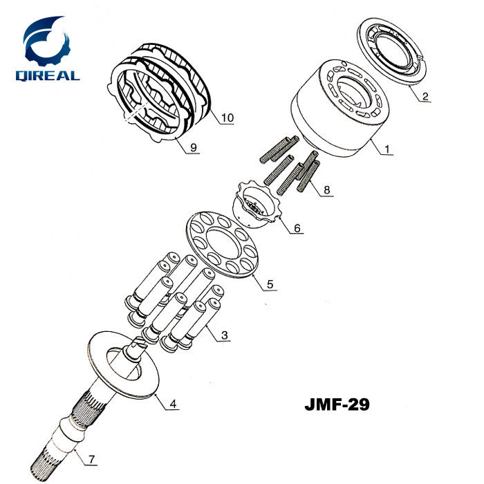 Swing Motor Spare Parts Jmf29 Jmf33 Jmf36 Jmf43 Jmf47 Jmf53 Jmf64 Jmf80 Jmf151
