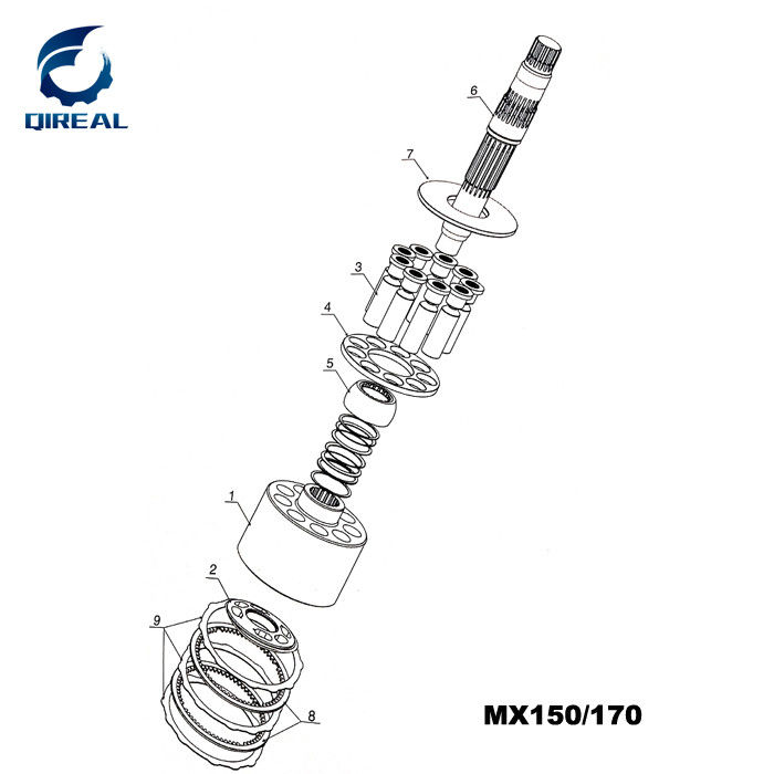Hydraulic Swing Motor Parts SG02 SG04 SG08 SG12 SG20 SG025 For Excavator
