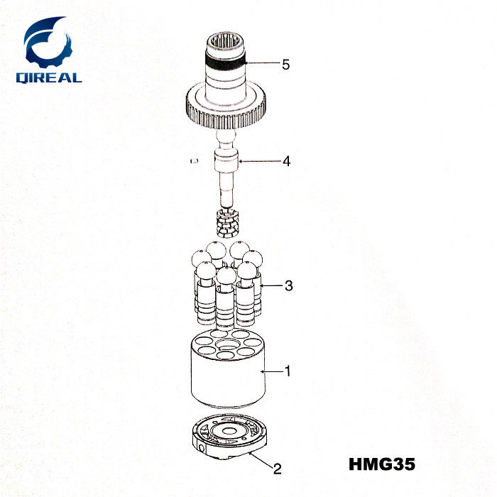 GM38 Hydraulic Travel motor parts for SK200-8 HD1023 Excavator machinery