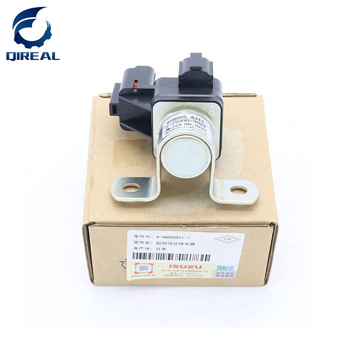 4HK1 6HK1 Excavator Starter Motor Relay 0-25000-9061 8-98005631-0 898005-6310