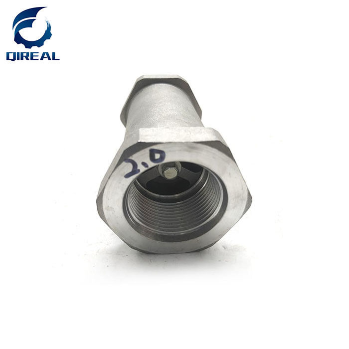 E307 307D Excavator Electrical Parts Hydraulic Oil Tank Oil Return One Way Check Valve 255-3084