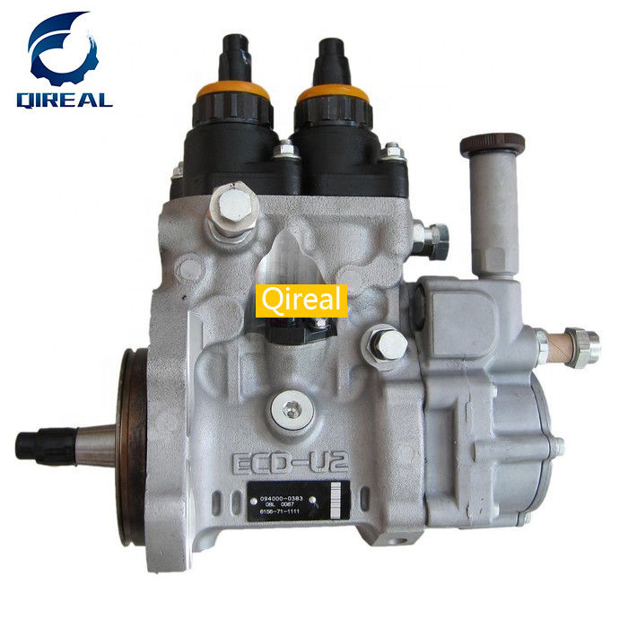 PC450-7 6D125 Engine Fuel Injector Pump Assy 094000-0383 Excavator Parts