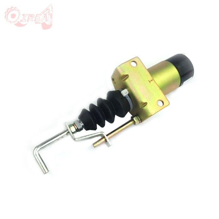 Excavator 12V 24V Fuel Shut Off Solenoid Valve 366-07197 Construction Machinery Parts