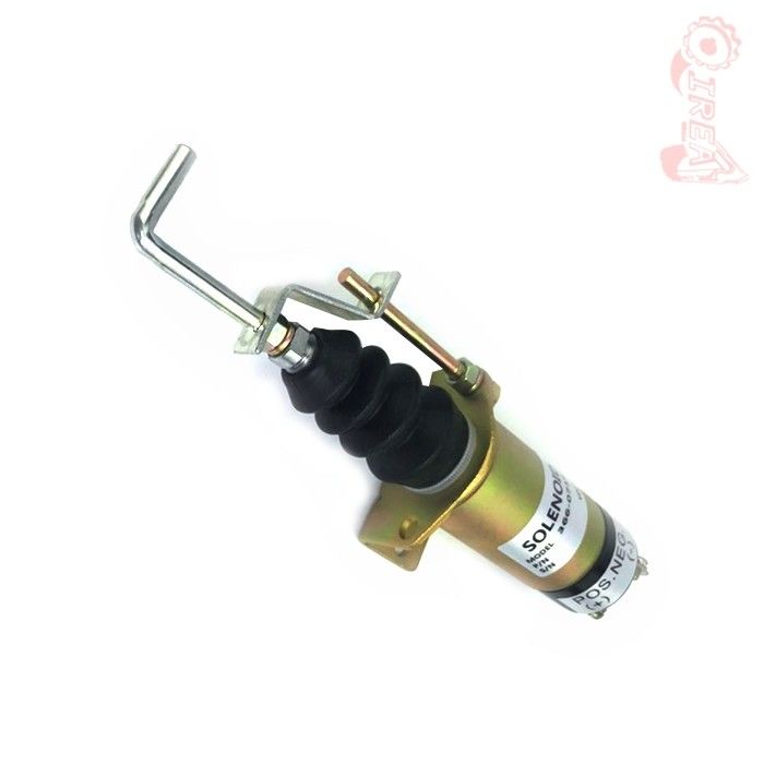 Excavator 12V 24V Fuel Shut Off Solenoid Valve 366-07197 Construction Machinery Parts