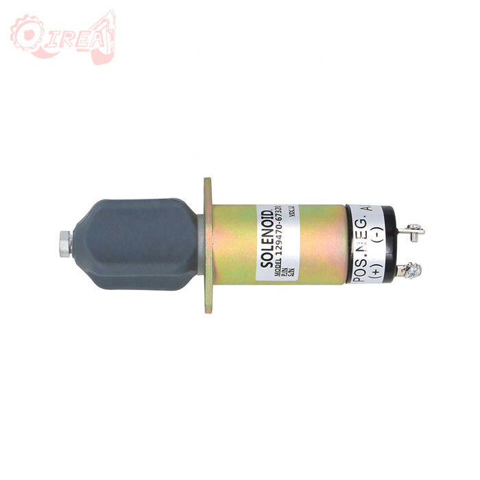 1502-12D6U1B1S1A Excavator Electrical Parts 12V 24V Diesel Engine Fuel Shut Off Solenoid Valve