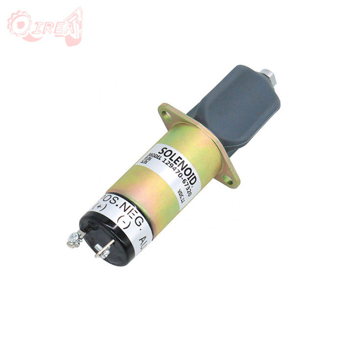 1502-12D6U1B1S1A Excavator Electrical Parts 12V 24V Diesel Engine Fuel Shut Off Solenoid Valve