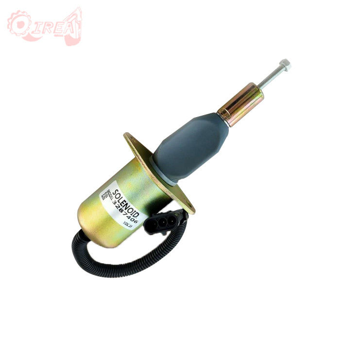 3932530 Excavator Electrical Parts Diesel Engine Shut Off  Stop Solenoid Valve 3935430 3939019