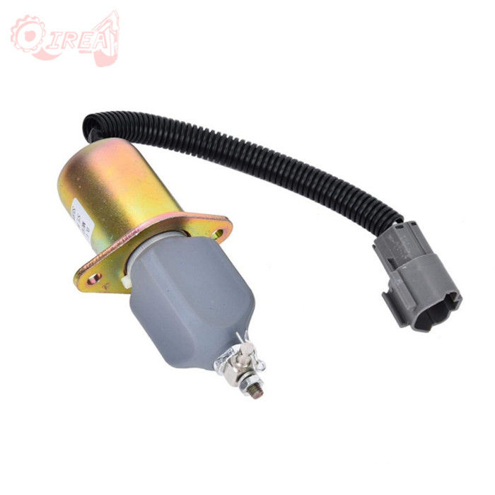 129953-77811 Excavator Electrical Parts 12Volt Fuel Flameout Stop Solenoid