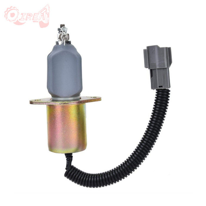129953-77811 Excavator Electrical Parts 12Volt Fuel Flameout Stop Solenoid
