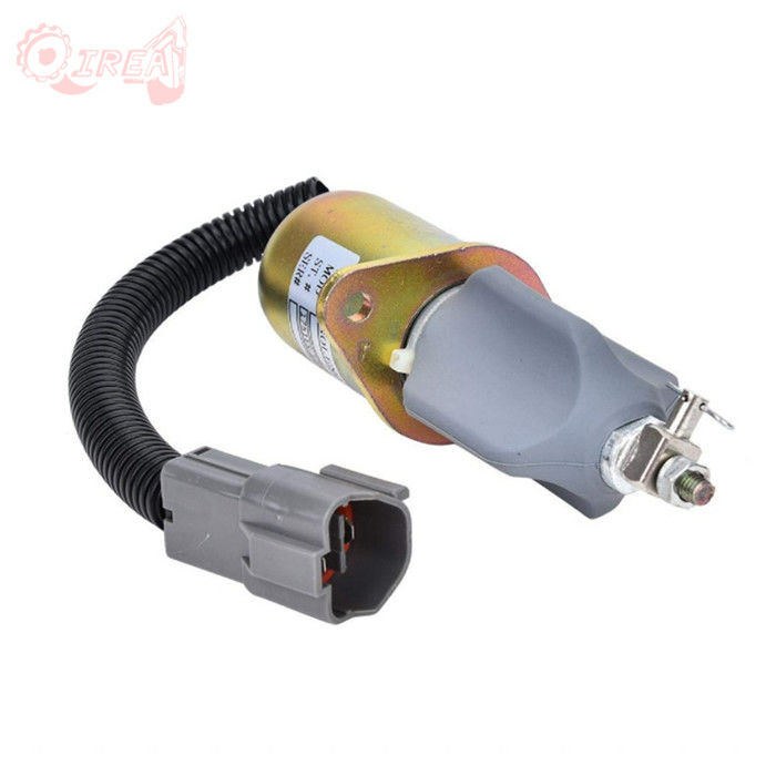 129953-77811 Excavator Electrical Parts 12Volt Fuel Flameout Stop Solenoid