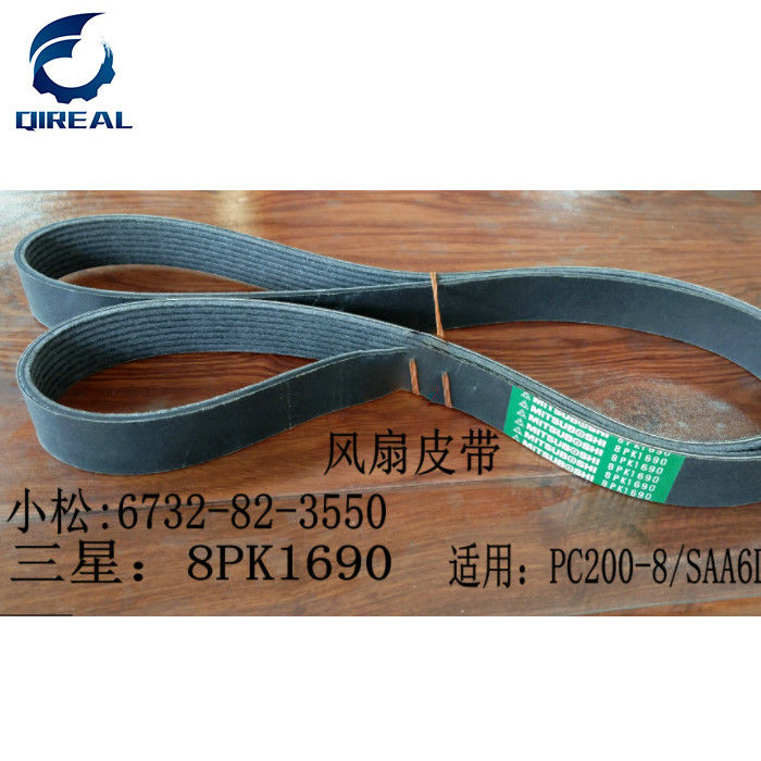 PC200-8 Excavators Spare Parts 8pk1690 6732-82-3550 Fan Belt